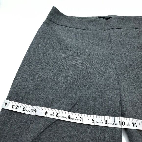 The Limited Gray Mid-Rise Wide Leg Business Office Dress Pants Sz 8 - Picture 8 of 13